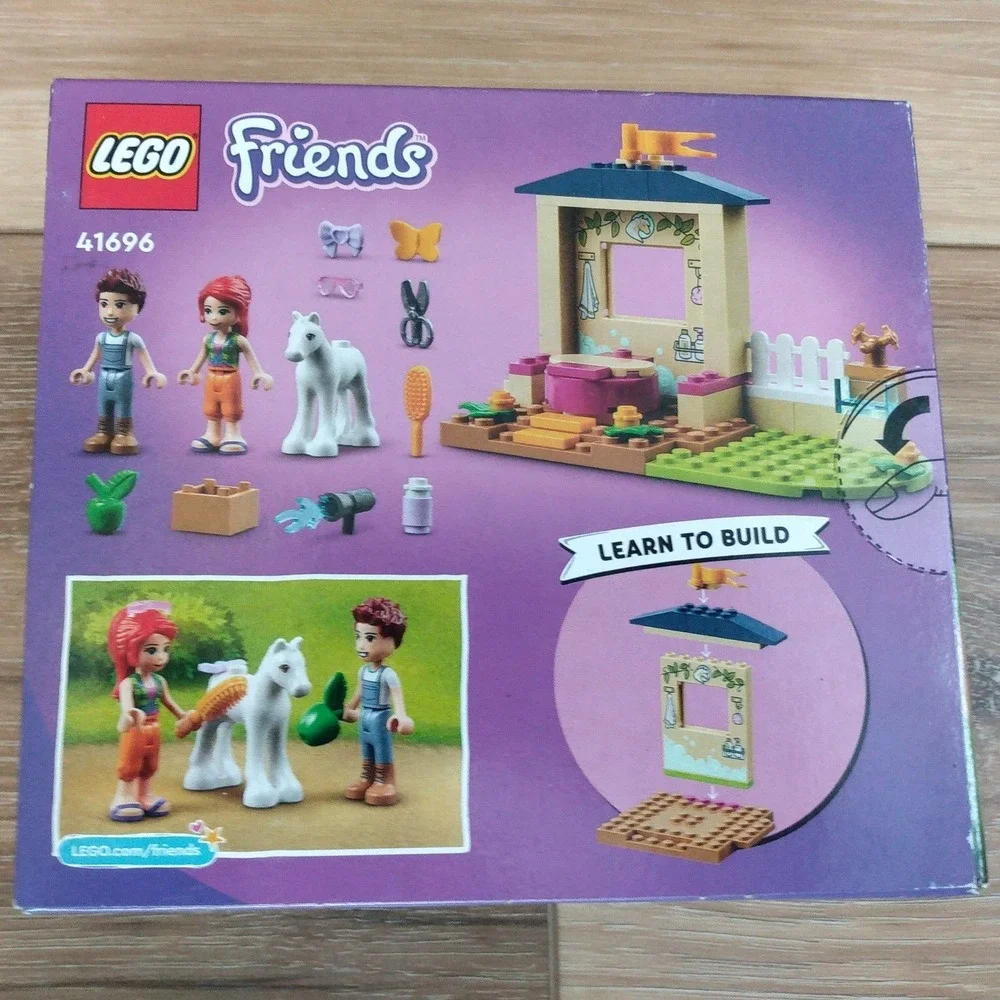Lego FRIENDS 41696 Pony-Washing Stable Mia Daniel Horse Equestrian Farm Unopened